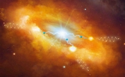Schwarzes Loch im galaktischen Zentrum produziert hochenergetische Protonen